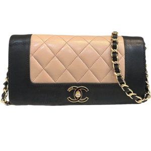 CHANEL Mademoiselle Long Flap Gusseted Wallet - Added Unbranded Chain Insert